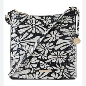 🖤🔹️Brahmin 🔹️Katie DAISY BATIK MELBOURNE Leather Crossbody Shoulder Bag